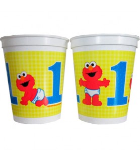 Sesame Street 1st Birthday Vintage Reusable Keepsake Cup (2ct)