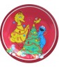 Sesame Street Vintage Christmas Party Large Paper Plates (8ct)