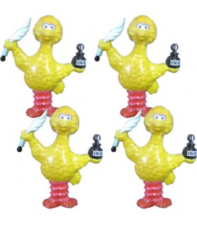 Sesame Street Vintage Big Bird Magnets / Favors (4ct)