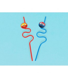 Sesame Street 'Sesame Street Party' Squiggle Straws / Favors (2pc)
