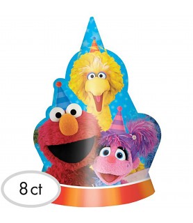 Sesame Street 'Stars' Cone Hats (8ct)