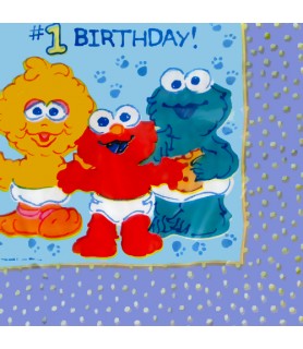 Sesame Street Beginnings 1st Birthday Lunch Napkins (16ct)