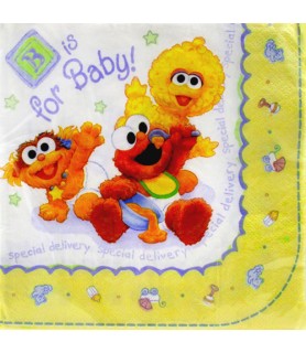 Sesame Street Beginnings 'B is for Baby' Lunch Napkins (16ct)