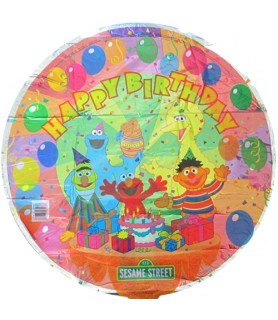 Sesame Street 'Happy Birthday' Foil Mylar Balloon (1ct)