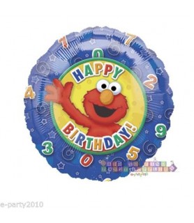 Sesame Street Elmo Happy Birthday Foil Mylar Balloon (1ct)