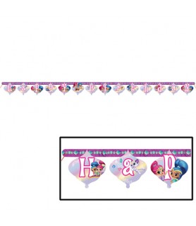 Shimmer and Shine Happy Birthday Banner (1ct)