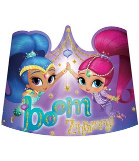 Shimmer and Shine Paper Tiaras (8ct)