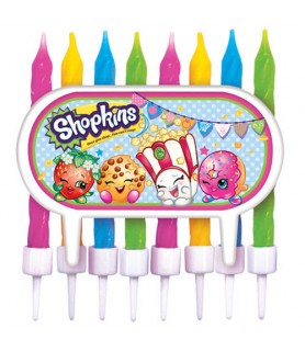 Shopkins Cake Decoration w/ Candles (9pc)
