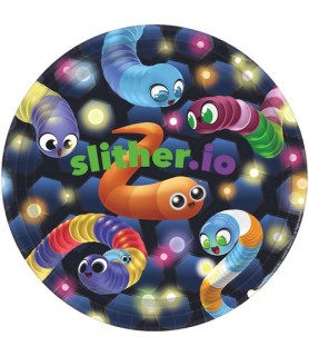 Slither.io Large Paper Plates (8ct)
