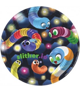 Slither.io Small Paper Plates (8ct)