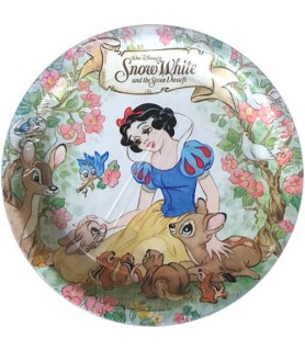 Snow White and the Seven Dwarfs Vintage Large Paper Plates (8ct)*