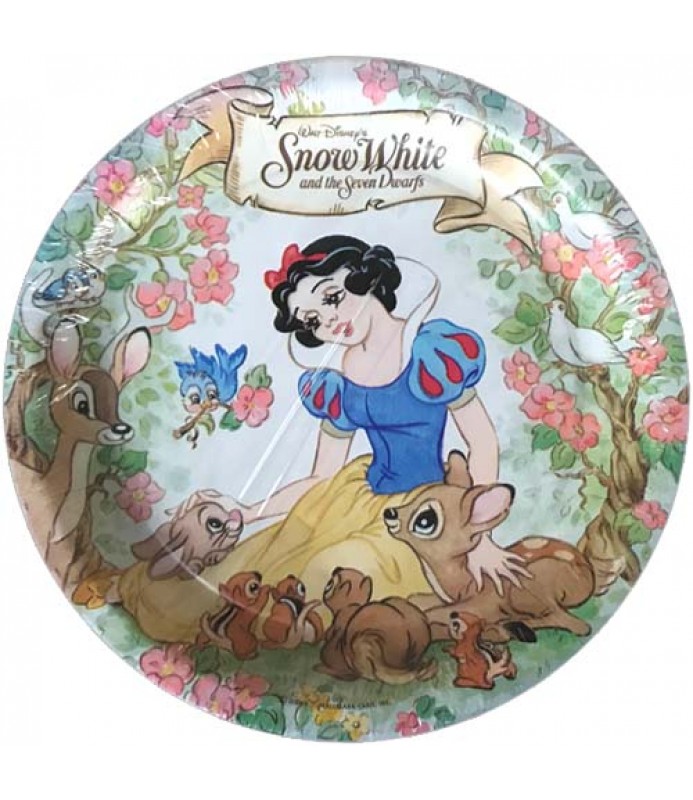 Snow White 'Blue Bird' Large Paper Plates (8ct) 
