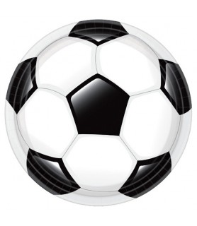 Soccer 'Goal Getter' Extra Large Paper Plates (18ct)