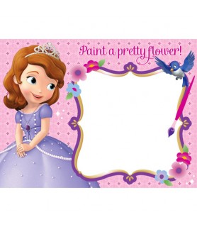 Sofia the First Water Paint Boards / Favors (4ct)