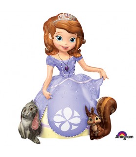 Sofia the First Gliding Supershape Foil Mylar Balloon (1ct)