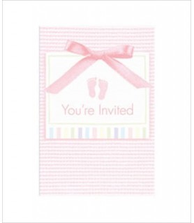 Soft Pink Invitations w/ Env. (8ct)