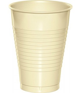 Ivory 12oz Plastic Cups (20ct) toc