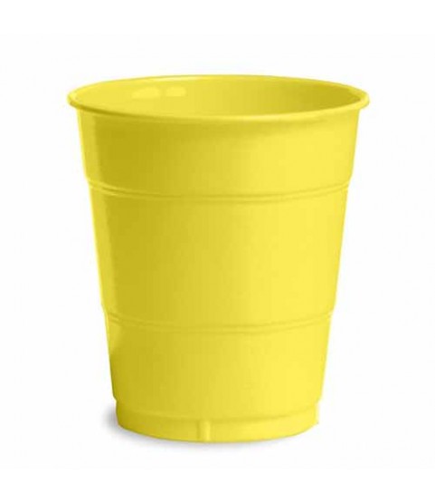 Yellow Mimosa 12oz Plastic Cups (20ct) toc