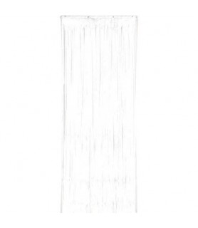 White Plastic Door Curtain (1ct)