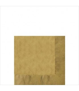 Gold 3-ply Small Napkins (50ct)