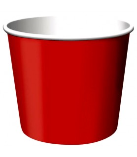 Classic Red 9oz Paper Treat / Favor Cups (6ct)