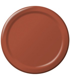 Red Brick Large Paper Plates (24ct) toc