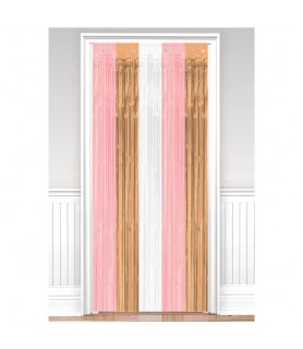 Rose Gold Foil Door Curtain (1ct)
