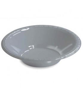 Silver 12oz Plastic Bowls (20ct) toc