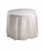 Clear Plastic Table Skirt (1ct) toc