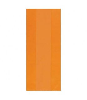 Orange Small Cello Favor Bags w/ Twist Ties (25ct)