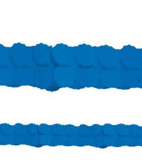 Royal Blue Paper Garland (12ft)