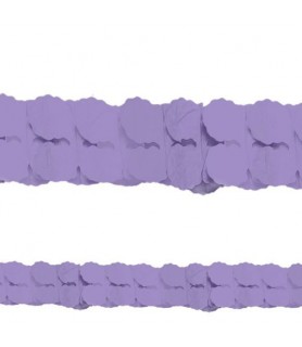 Purple Lavender Paper Garland (12ft)