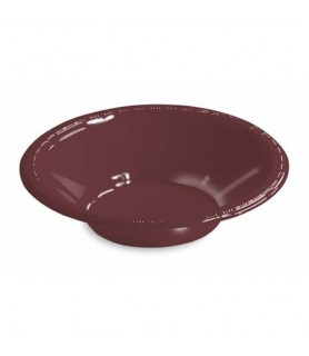 Chocolate Brown 12oz Plastic Bowls (20ct) toc