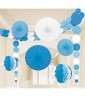 Blue and White Deluxe Room Decorating Kit (9pc)