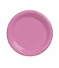 Pink Candy Small Plastic Plates (20ct) toc