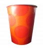 Orange Polka Dot 9oz Paper Cups (8ct)