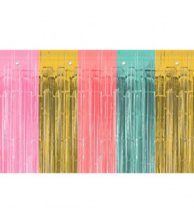 Pastel Confetti Foil Door Curtain (1ct)