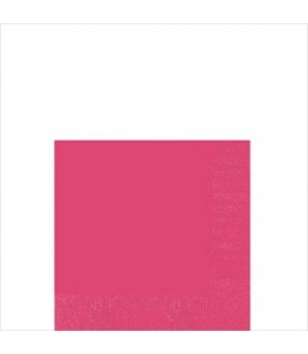 Bright Pink 3-ply Small Napkins (50ct)