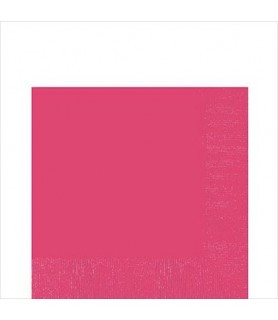 Bright Pink 3-ply Lunch Napkins (50ct)
