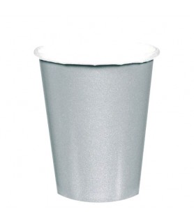 Silver 9oz Paper Cups (8ct)