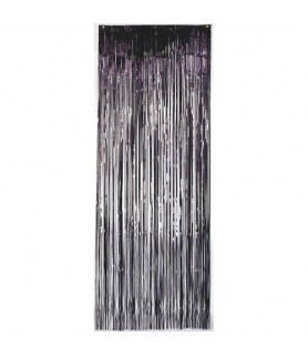 Black Foil Door Curtain (1ct)