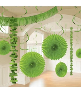 Kiwi Lime Green Deluxe Room Decorating Kit (18pc)