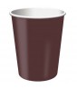 Chocolate Brown 9oz Paper Cups (24ct) toc