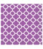 Purple Quatrefoil Small Napkins (16ct)