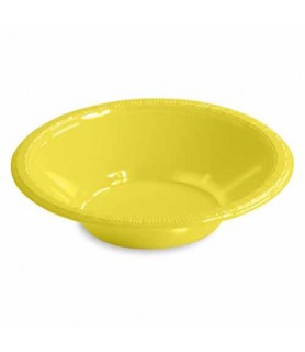 Yellow Mimosa Plastic Bowls (20ct) toc