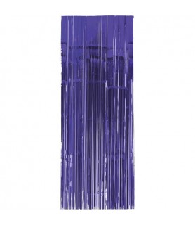 Purple Metallic Foil Door Curtain (1ct)