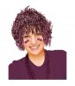 Burgundy Tinsel Fun Wig (1ct)