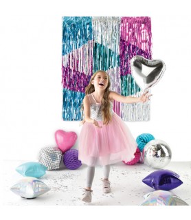Sparkle Birthday Foil Fringe Backdrop (3pc)