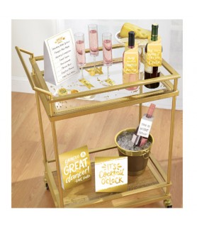 Gold Cocktail Party Bar Labeling Kit (12pc)