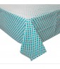 Caribbean Teal Scallop Tablecover (1ct)